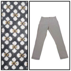 Tommy Hilfiger Women’s Gold Metallic Leggings Size 12 Stretch Pull On Pants